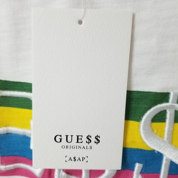 *SOLD* GUESS ASAP Rocky Cropped Ringer Tee - Picture 3 of 4